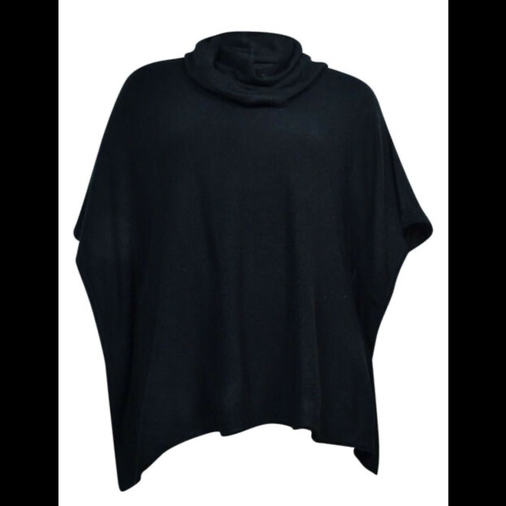 Karen Scott Detachable Cowl Neck Poncho Sweater